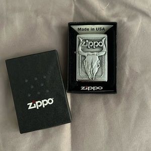 Bull Skull Zippo Lighter